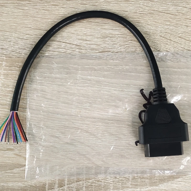 Автомобильный диагностический кабель 16 цветов провод удобный папа-мама 30 см D0UC