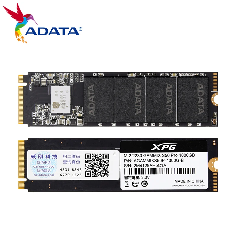 Внутренний SSD накопитель M.2 2280 NVMe 500 ГБ 1000