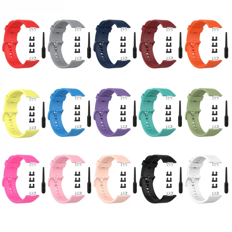 

For Soft Silicone Smart Watch Strap Band Bracelet For Huawei Watch Fit