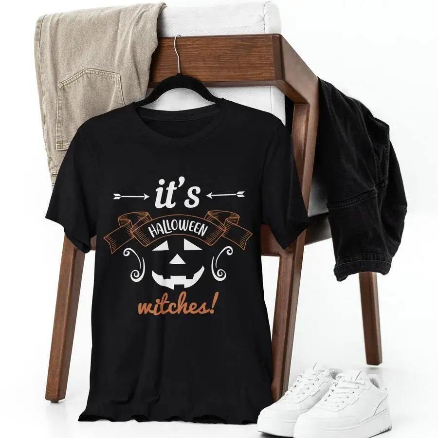 Рубашка с ведьмами на Хэллоуин рубашка винтажная Хэллоуин...