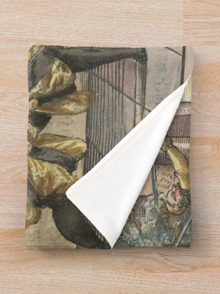 Одеяло с мечом High Guard Joachim Meyer в стиле Ренессанс пляжное фланелевое одеяло