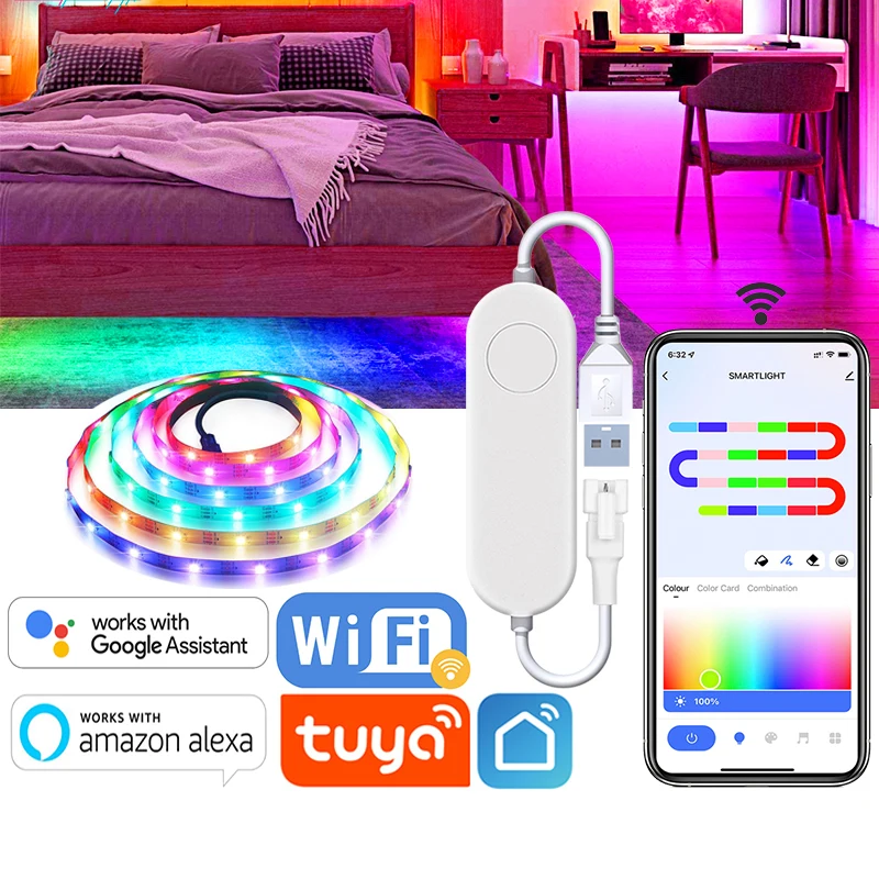 Светодиодная ленсветильник с поддержкой