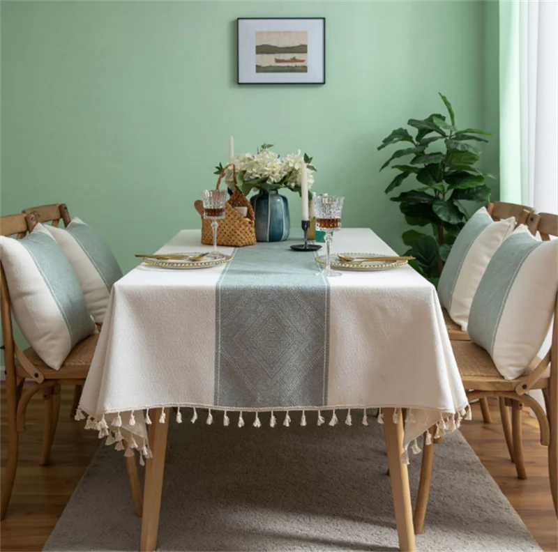

2023 Bohemian Style Romantic Tablecloth Simple Type Outdoor Picnic Table Cloth Coffee Table Cover