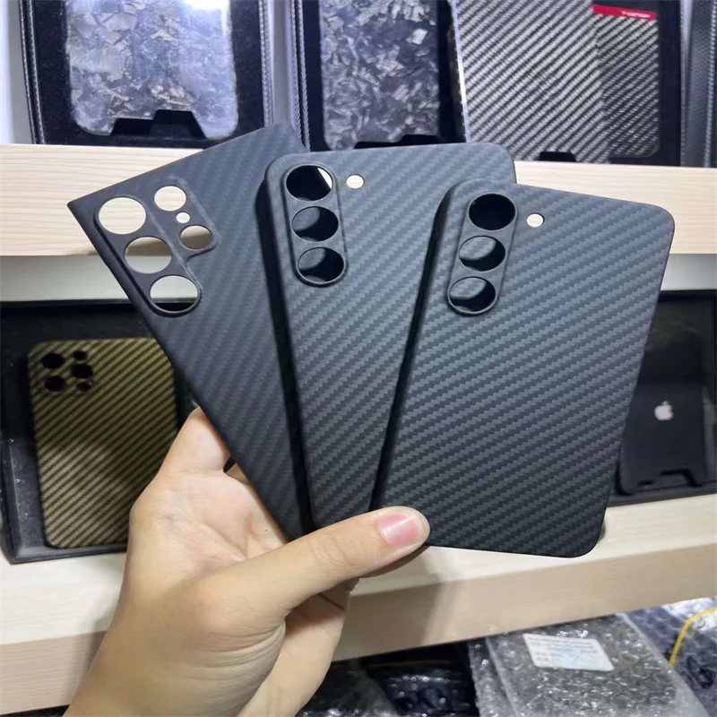 For Samsung Galaxy S23 Ultra MagSafe Magnetic Carbon Fiber  Phone Protective Cover Galaxy S23 S23 Plus  Aramid Fiber Case