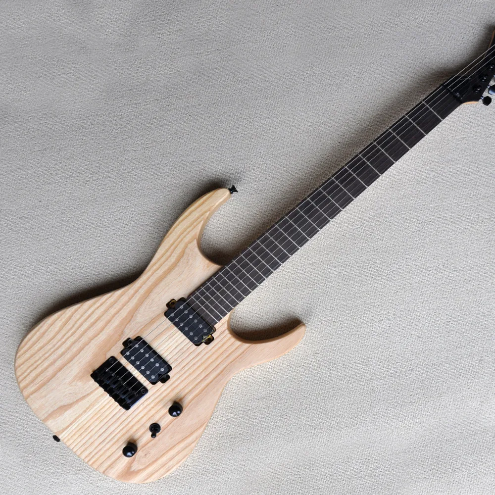 

ASH Body 6 Strings Electric Guitar with Black Hardware,Rosewood Fretboard,Provide Customized Service