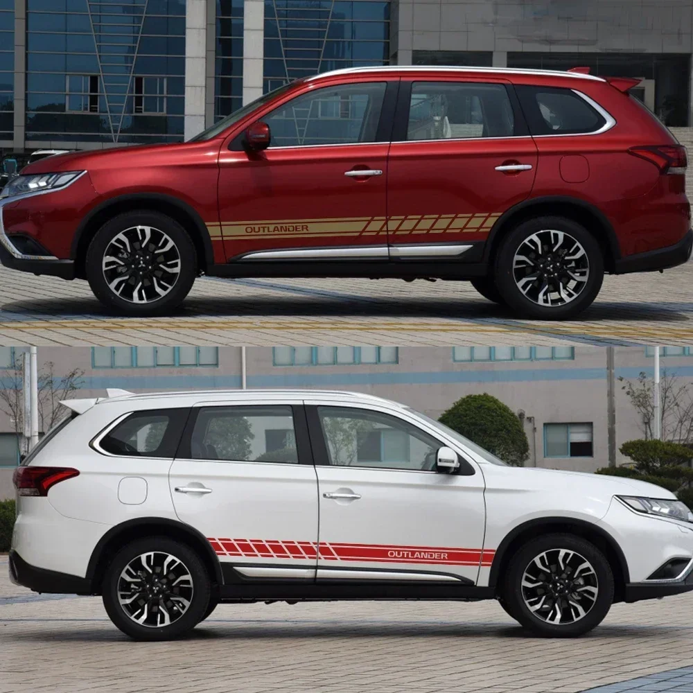 2 шт. наклейки на автомобильные двери и боковые юбки