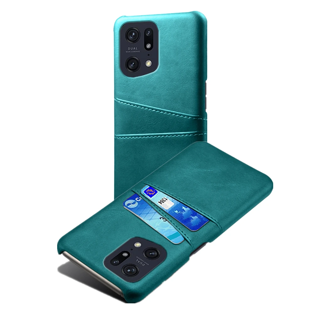 

For OPPO Find X5 Pro Realme GT2 9 Pro Plus 9i V25 C35 Funda Luxury PU Leather Card Slots Cover For Oppo A36 Reno7 Z SE 5G Case