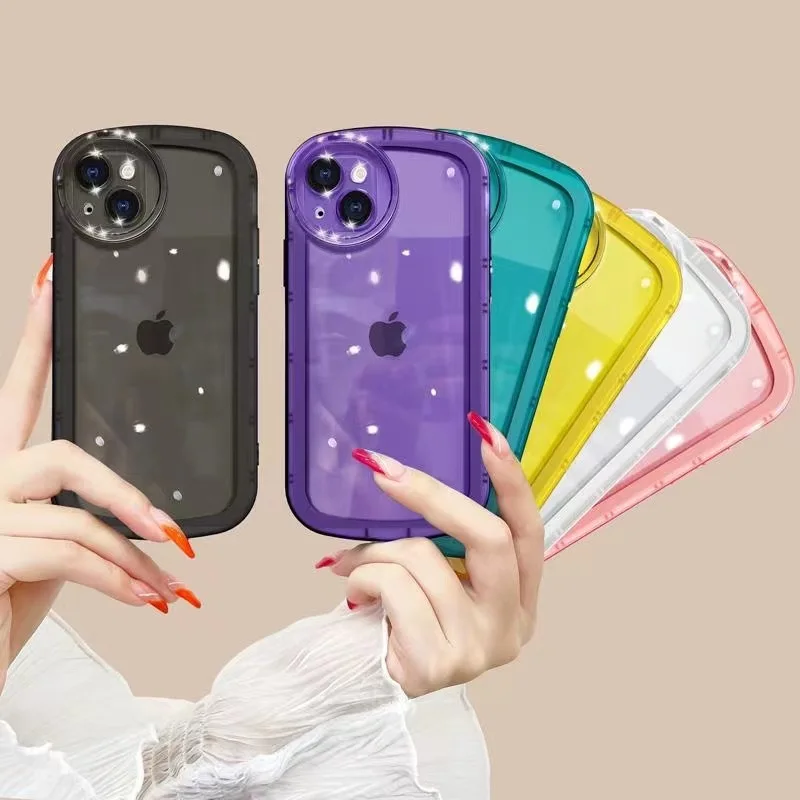 

Fashionable Silicone Airbag Anti Drop Soft Shell Case For iphone14 11 12 13 Pro Max Mini X XS XR SE 7 8Plus Fashion New Products