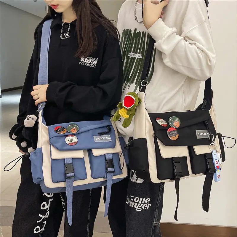 

Сумка-мессенджер для мужчин и женщин, модная вместительная сумочка на плечо, подходит под все