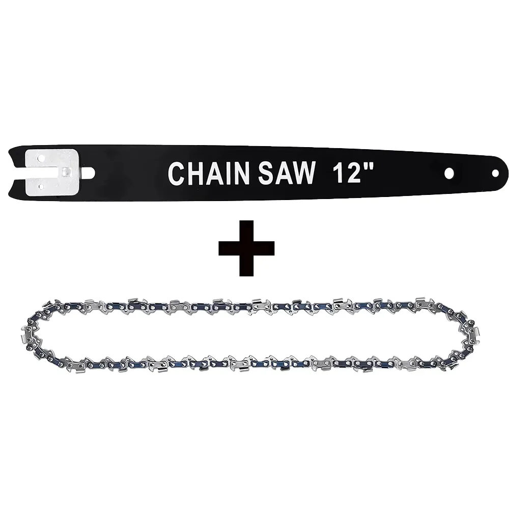 

PATUOPRO 12 "электрическая бензопила, 1 шт., направляющая для бензопилы, металлическая цепь, заменяет направляющую для цепной пилы 12 дюймов и детали цепного электрического инструмента