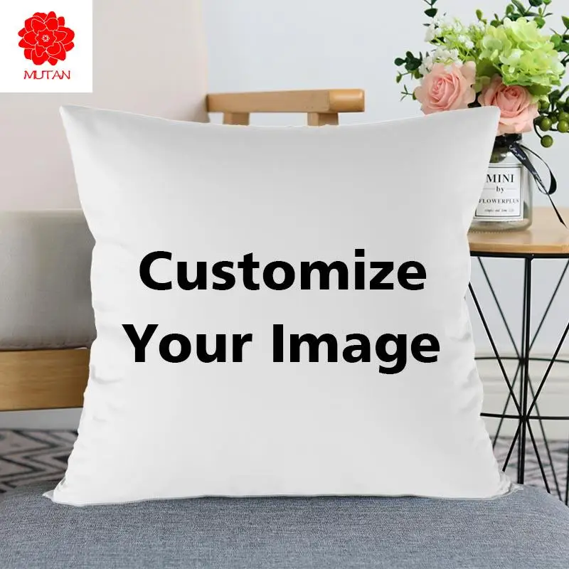 

Customize Your Pictures, Pets, Lover, Kids Pillow Cover Bedroom Home Office Decorative Pillowcase Square Zipper Pillow cases