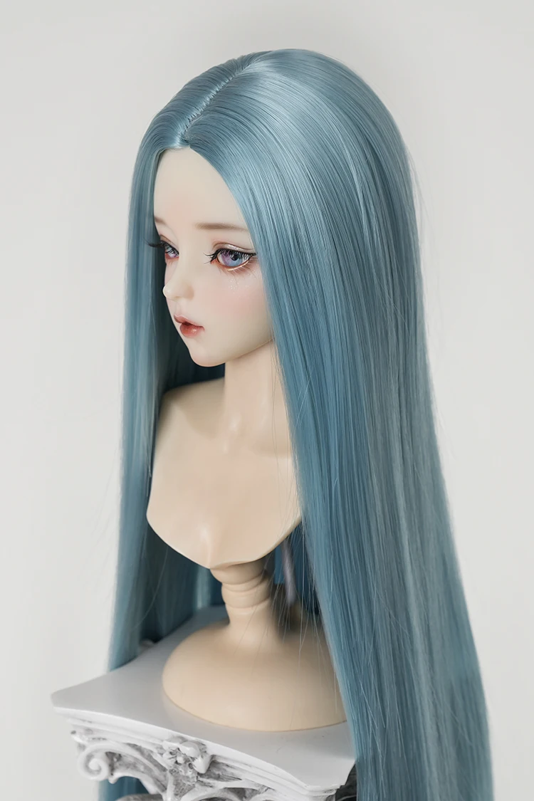 Парик Bjd из мягкого шелка с разрезом, имитация в античном стиле, 1/3, 1/4, 1/6, длинные волосы, грубые Заводские пятна, быстрые волосы