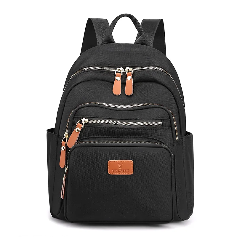 

Waterproof Nylon Backpack Women's Fashion All-Match Casual Shoulder Bags Large-Capacity Travel Girl Student Schoolbags