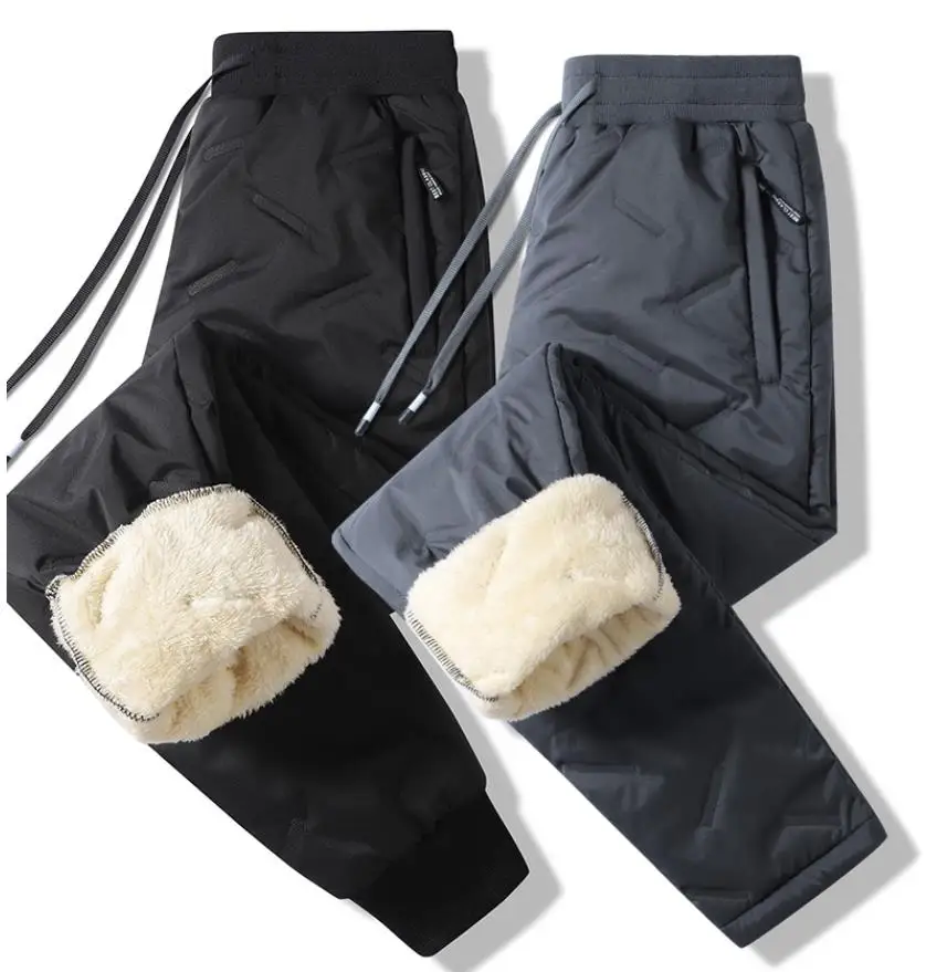 

Зимние теплые мужские брюки 2022, толстые повседневные мужские брюки, брендовые высококачественные модные мужские джоггеры 10101-1-2288R