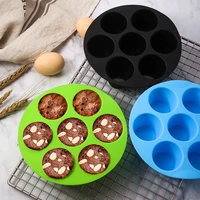 round muffin cup mold microwave oven baking mold baking bakeware mat baking tray cake pan cake cups air fryer accessories
