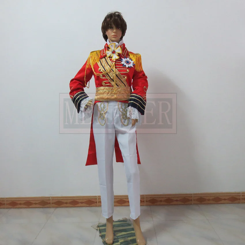 Versailles Rose Lady Oscar Guard Team Uniform Cos Cosplay Outfit Costume Halloween Christmas Custom Made Any Size