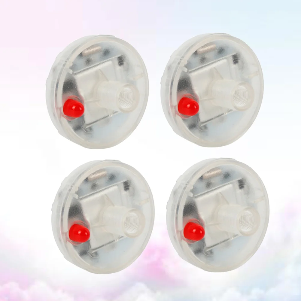 

4 Pcs Auto Motorcycle Decorative Tire Light Strobe Lamp Waterproof Wheel Decorate LED Car Solar
