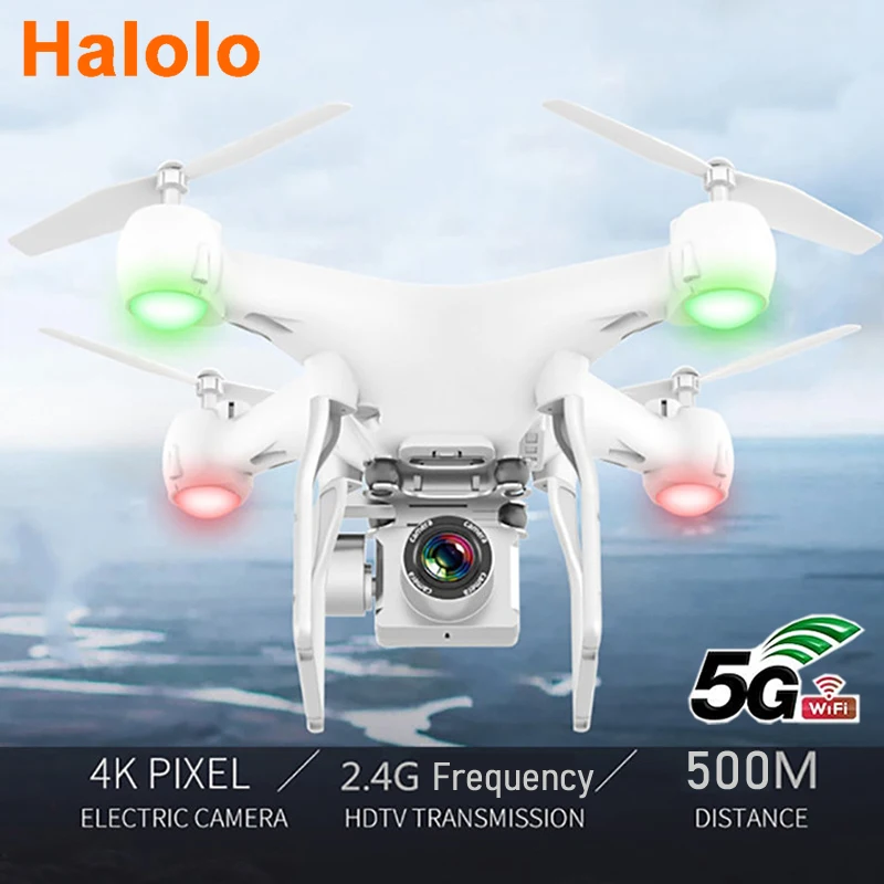 

RC Drone Quadrocopter UAV with Camera 4K Profesional WIFI Wide-Angle Aerial Photography Ultra-Long Life Remote Control Toy