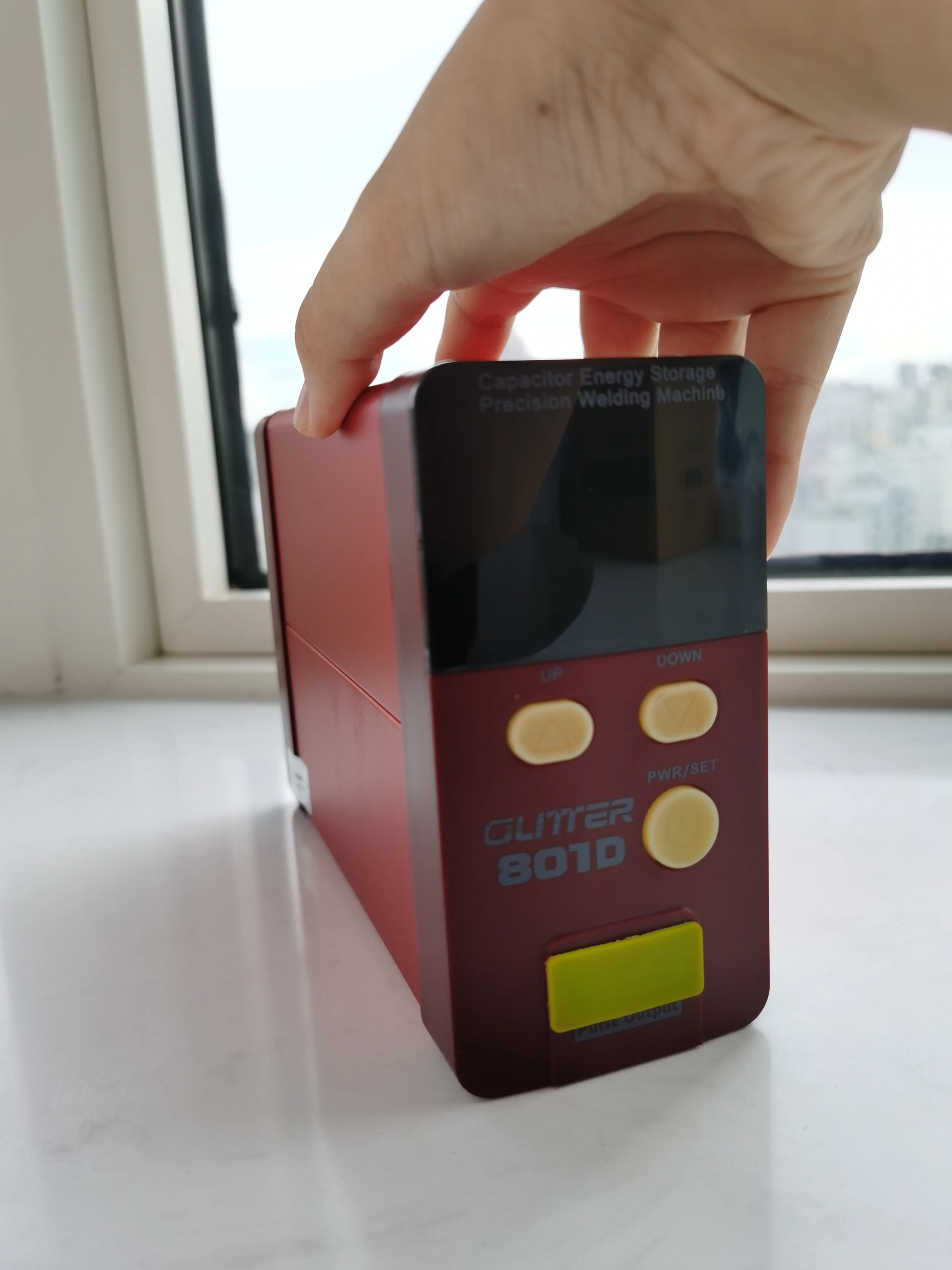 Аппарат для точечной сварки GLITTER 801D емкостью Фарадея 12 кВт аккумуляторный