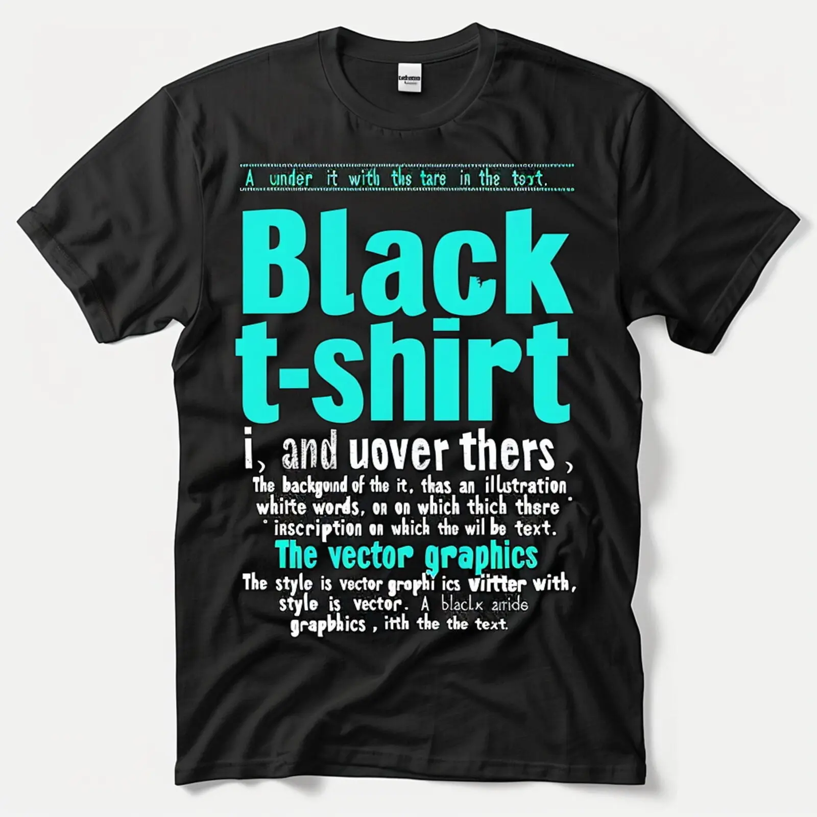 Выделяйтесь из толпы с нашей уникальной черной футболкой со смелым дизайном