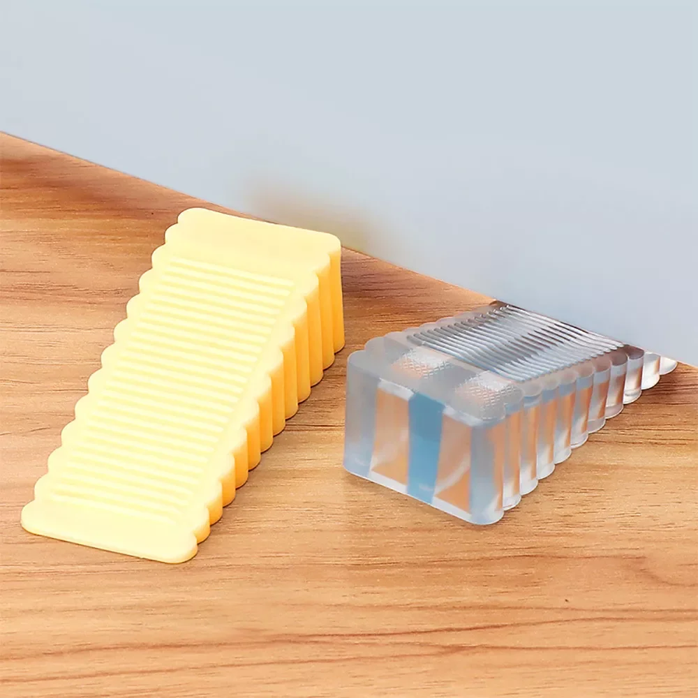 

Safety Silicone Door Stop Stoppers Block Wedge Doorstops Door Stopper Home Office Door Rear Retainer Anti-collision Stop