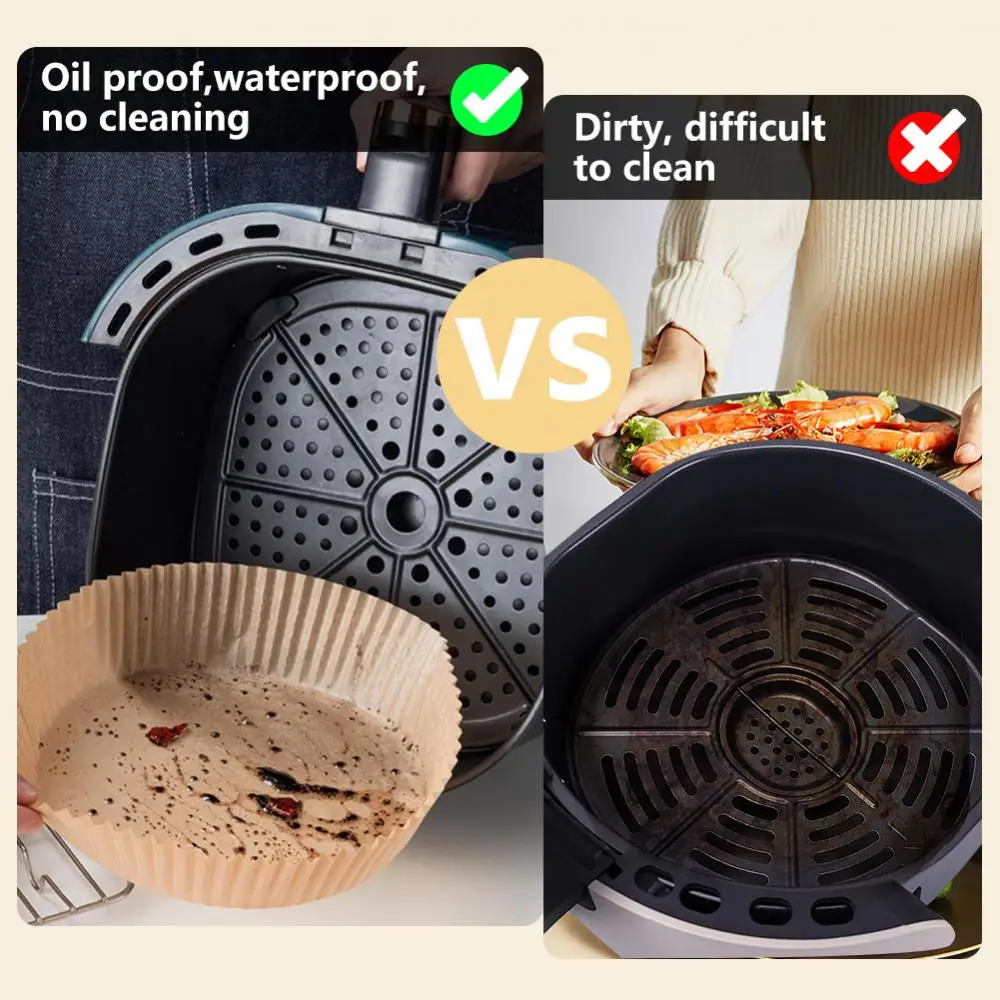 10/30pc Special Paper Air Fryer Baking Oil-proof And Oil-absorbing For Household Barbecue Plate Food Oven Kitchen Pan Pad - купить по