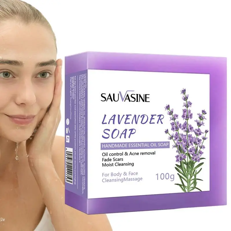 

Lavender Soap Organic Body Bath Soap Bar Refreshing Cleansing Soap Bars Handmade Soap Natural Lavender Soap For Hand Face Body