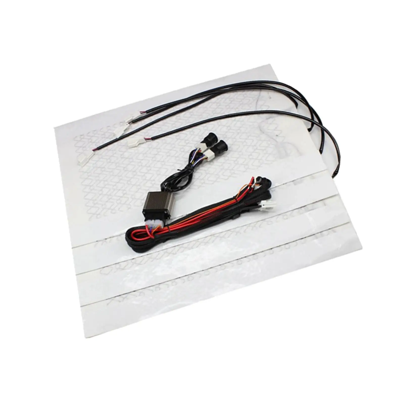 

Комплект подушек для сиденья с подогревом, универсальный чехол из углеродного волокна 12 В