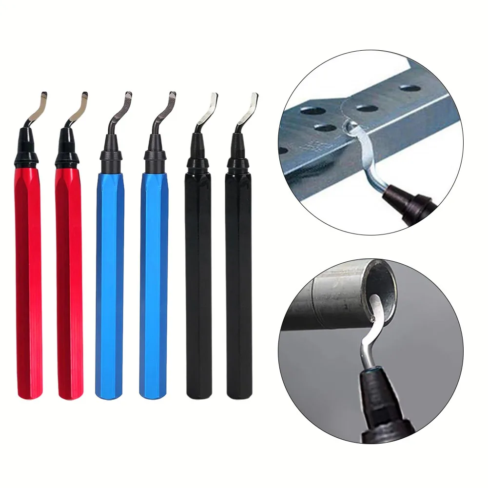 

2pcs Repair Deburring Tool Kit RB1000 Handle Burr Rotary Scraper With Blade Deburring Remover For Plastic Copper Hand Tool