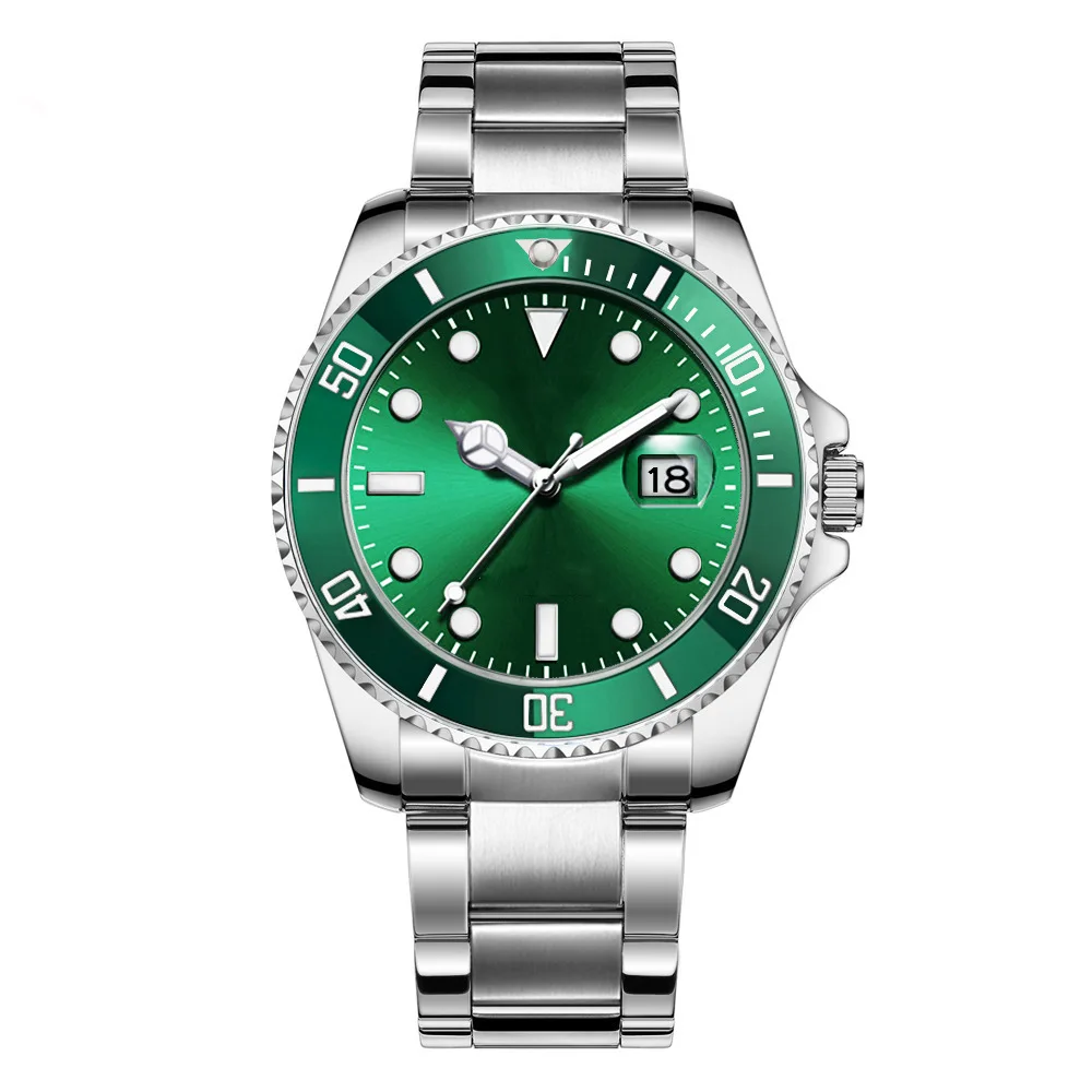 Men's Watch Fashion Luminous Watch Business Steel Strap Automatic Non-Machine Men Wristwatch Luxury Quartz Watches for Men
