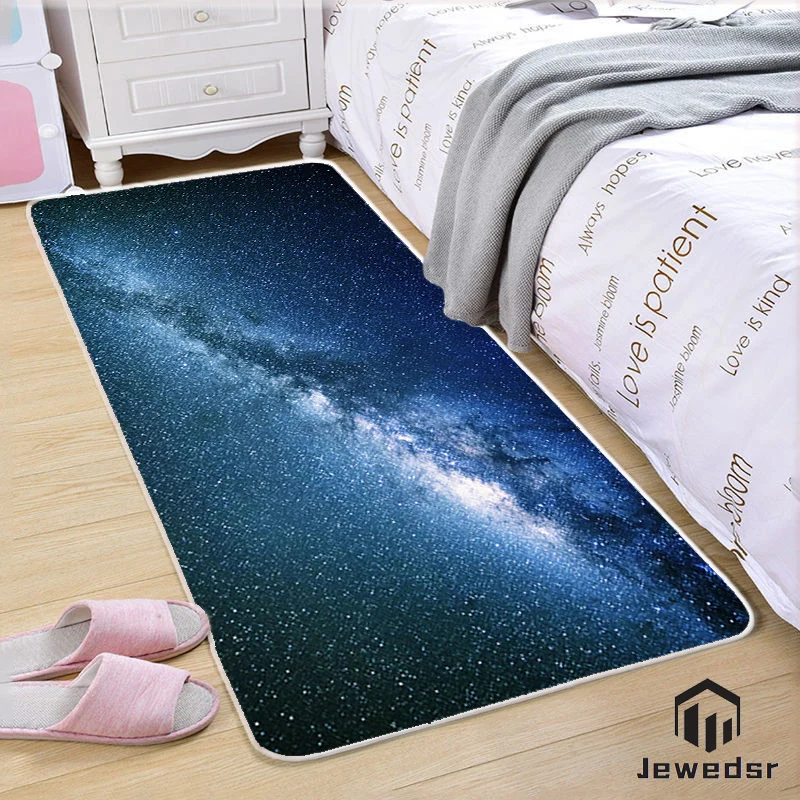 

Multi-dimensional star bedroom floor mat kitchen bathroom mat hallway living room entrance door inside and outside blanket