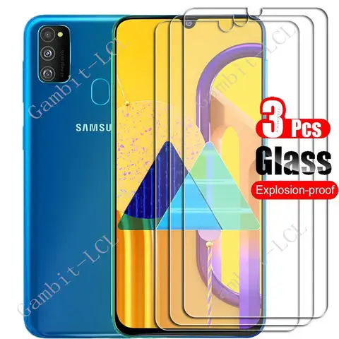 Закаленное стекло 3 шт. для Samsung Galaxy M31 Prime 6,4 дюйма