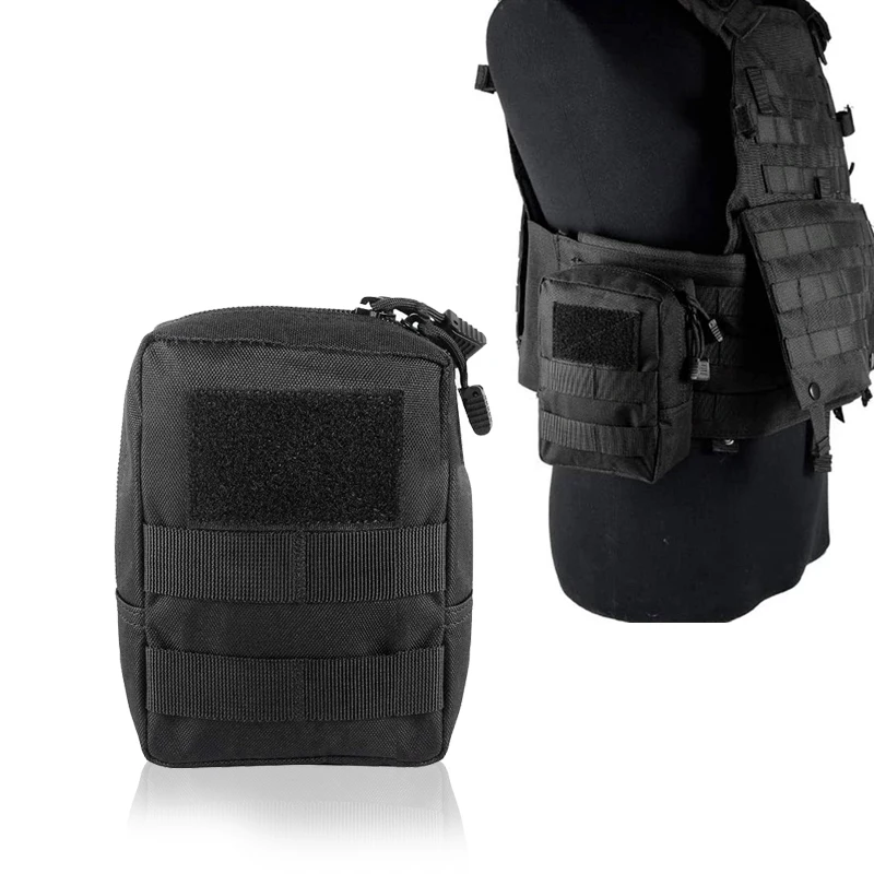

Tactical Molle Pouch Waist Bag Medical Pouch Utility EDC Tool Accessory Zipper Waist Pack Phone Case Outdoor Hunting Pouch