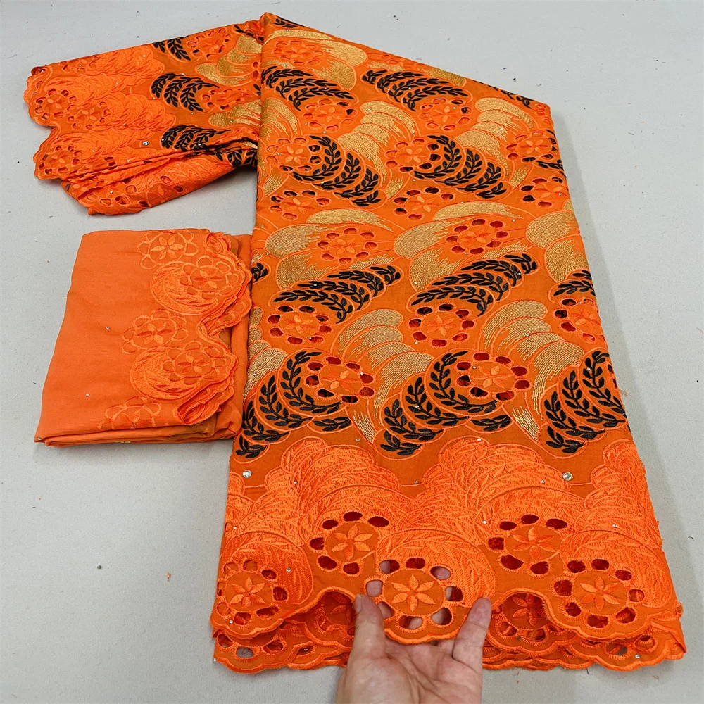 

SJ Lace Swiss lace fabric 2022 embroidery African lace fabrics 100% cotton Dry lace Swiss voile lace in Switzerland h11-79