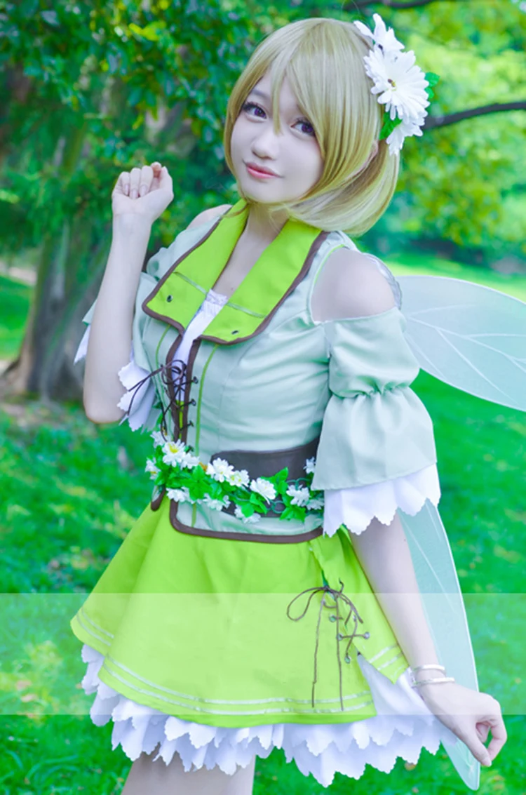 

Аниме Хэллоуин косплей Love live Koizumi Hanayo Фея непробужденный косплей костюм лолита платье A
