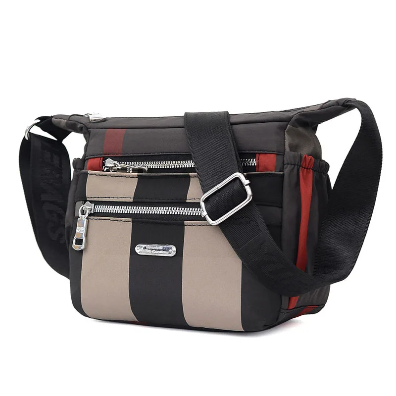 Women Bag Oxford Messenger Bags For Lady Crossbody Large Capacity Travel Shoulder Bag Casual Lattice Handbags High Quality Purse