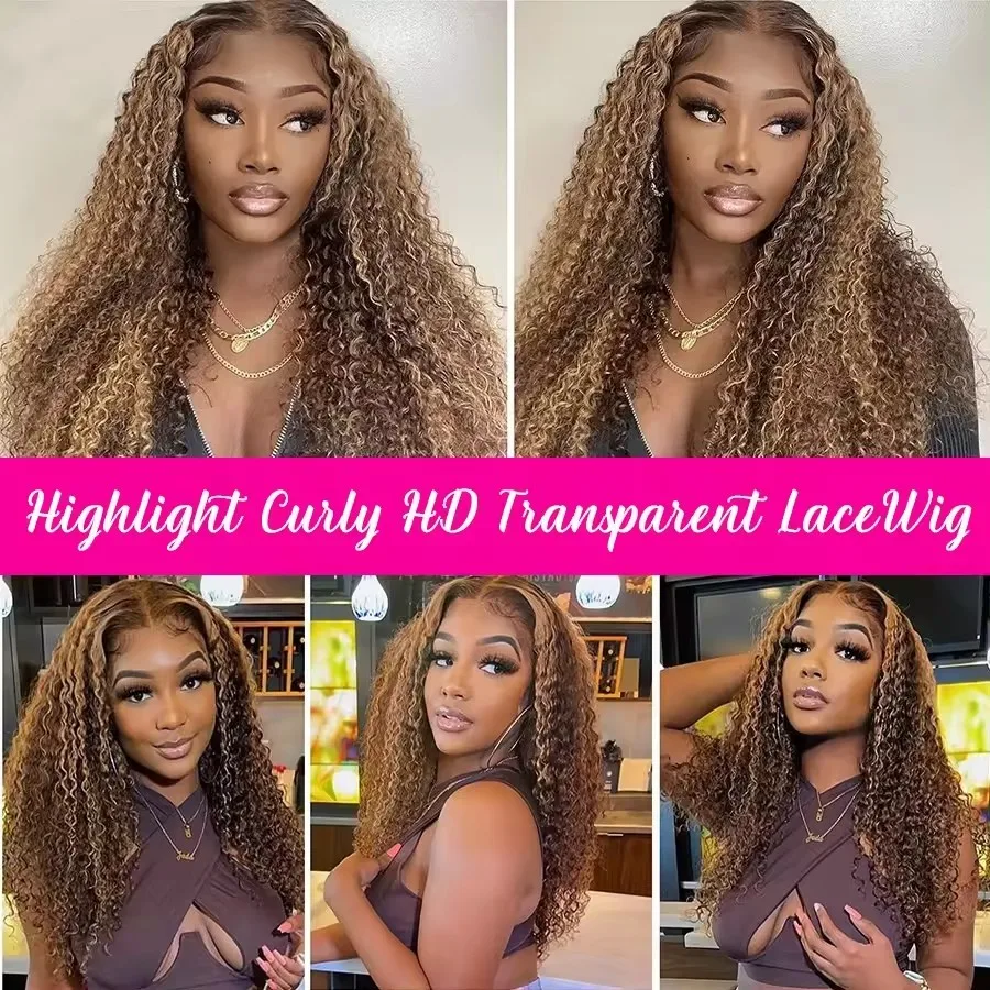 Alidiamond Water Wave Frontal Wig 13x6 Ombre Lace Front Human Hair Brazen Remy with Medium Cap Размер Прозрачный кружевн...