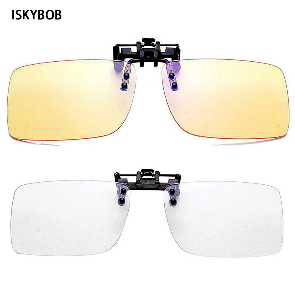 

High Quality Clip On Blue Light Filter Blocking Anti Blue Ray Anti-fatigue Glasses Office Computer Anti UV Strain Relief