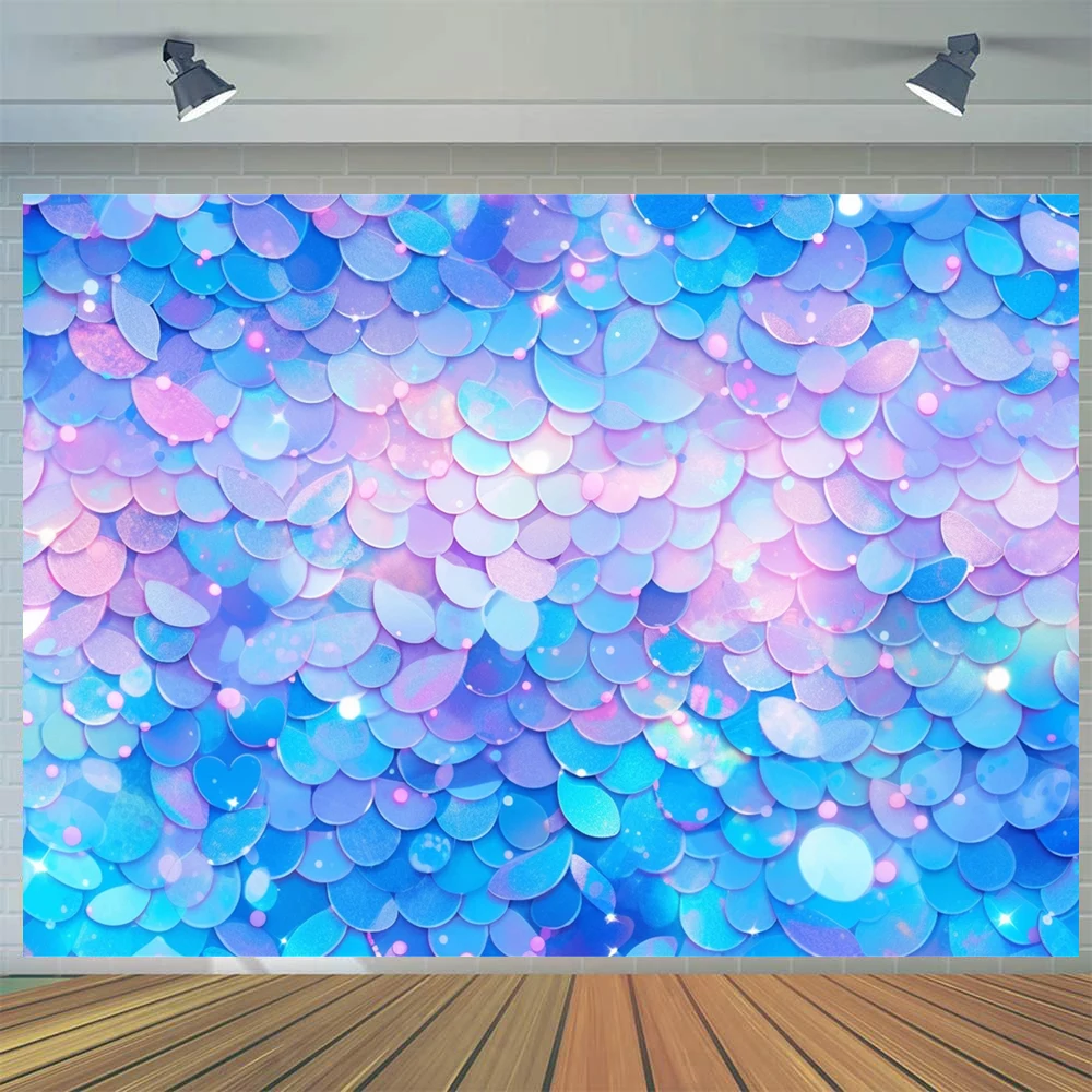 Фон для фотосъемки с изображением Русалочки 10/8/7/6 футов