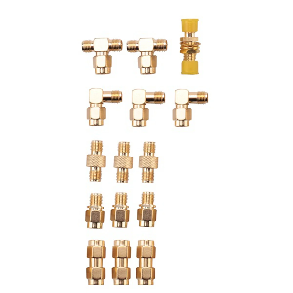 Тип 15 комплект адаптеров радиочастотной антенны разъем SMA конвертер папа-мама