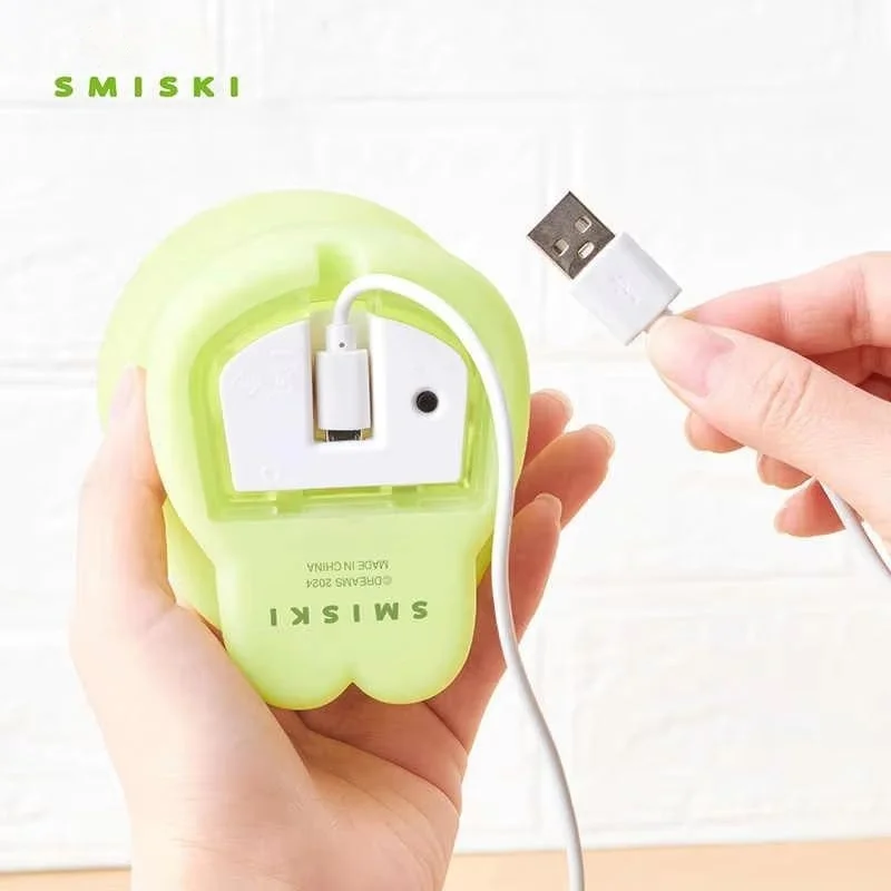 Новый Smiski Pat Light силиконовый ночник светильник для сна фигурка милый аниме