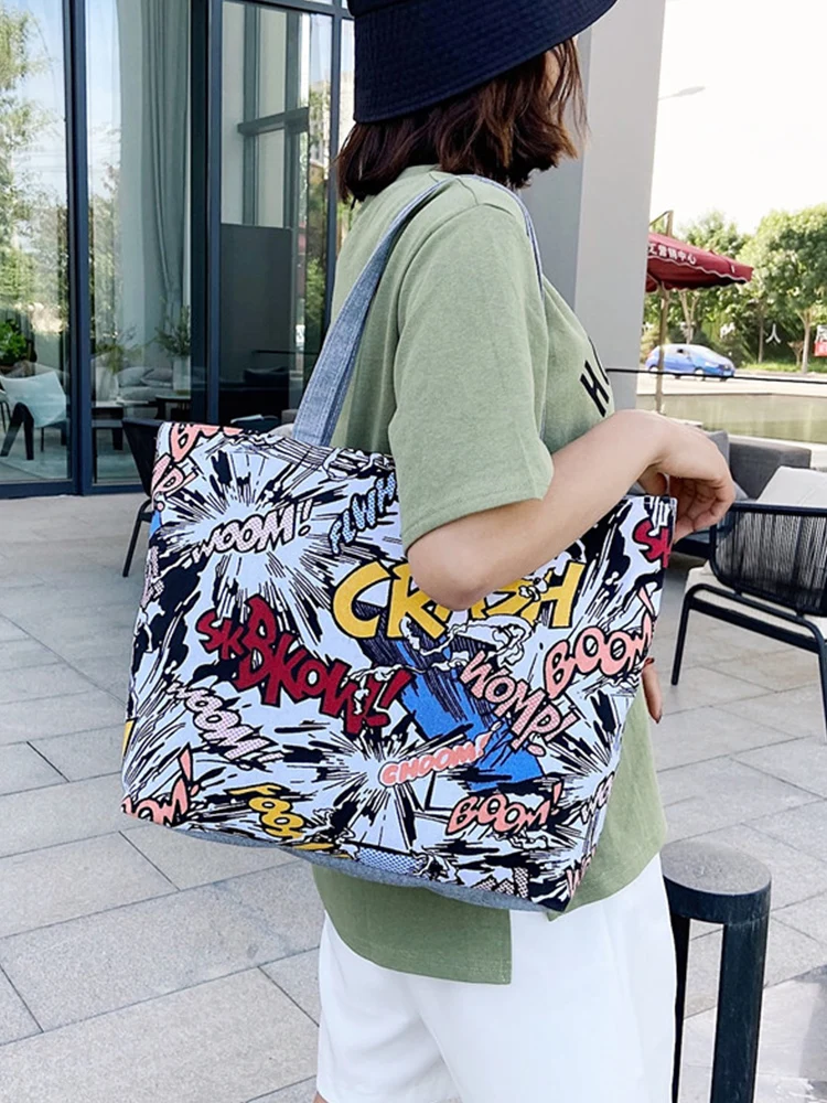 

2022 New Handbag Women's Niche Shopping Linen Bag Fashion Leisure Artistic Handbag Trendy Canvas Bag