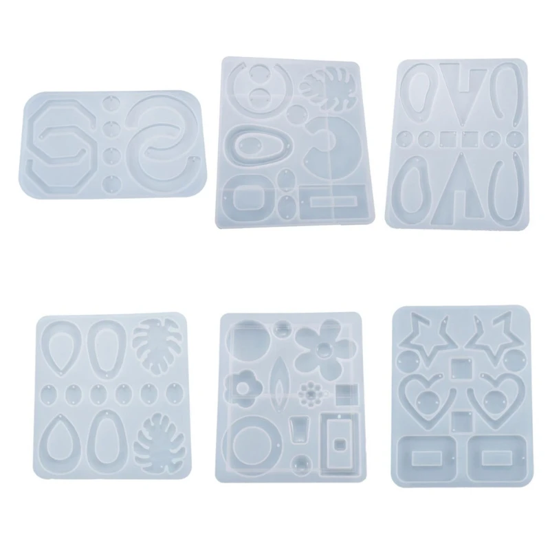 

DIY Art Crafts Ear Studs Decorations Casting Mold Handmade Hanging Pendant Mold