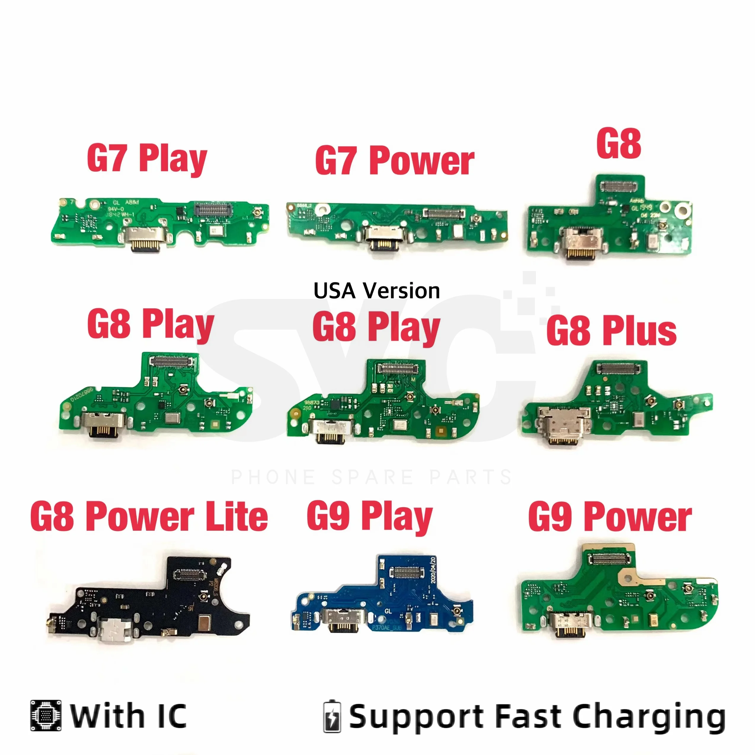 

1Pcs USB Charger Dock Connector Charging Port Microphone Flex Cable For Motorola Moto G7 G8 G9 Play Plus Power Lite