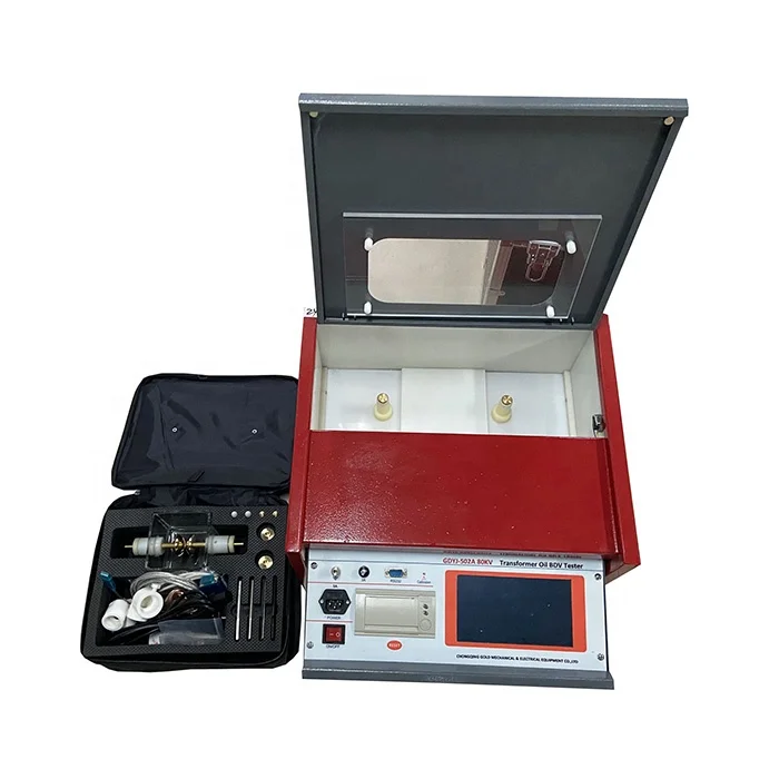 

ASTM D1816 Insulating Oil Dielectric Breakdown Voltage Tester 80kv BDV Test Kit
