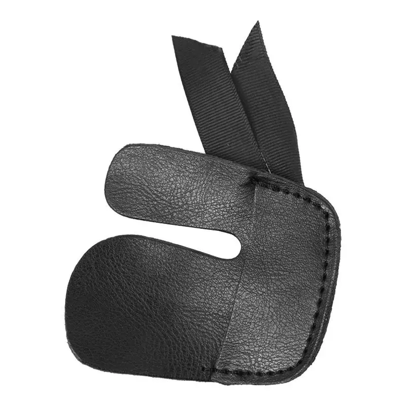

Bow Finger Guard Three Finger Gloves Leather Protective Gloves Light In Weight Protective Glove For Outdoor Sports Travel