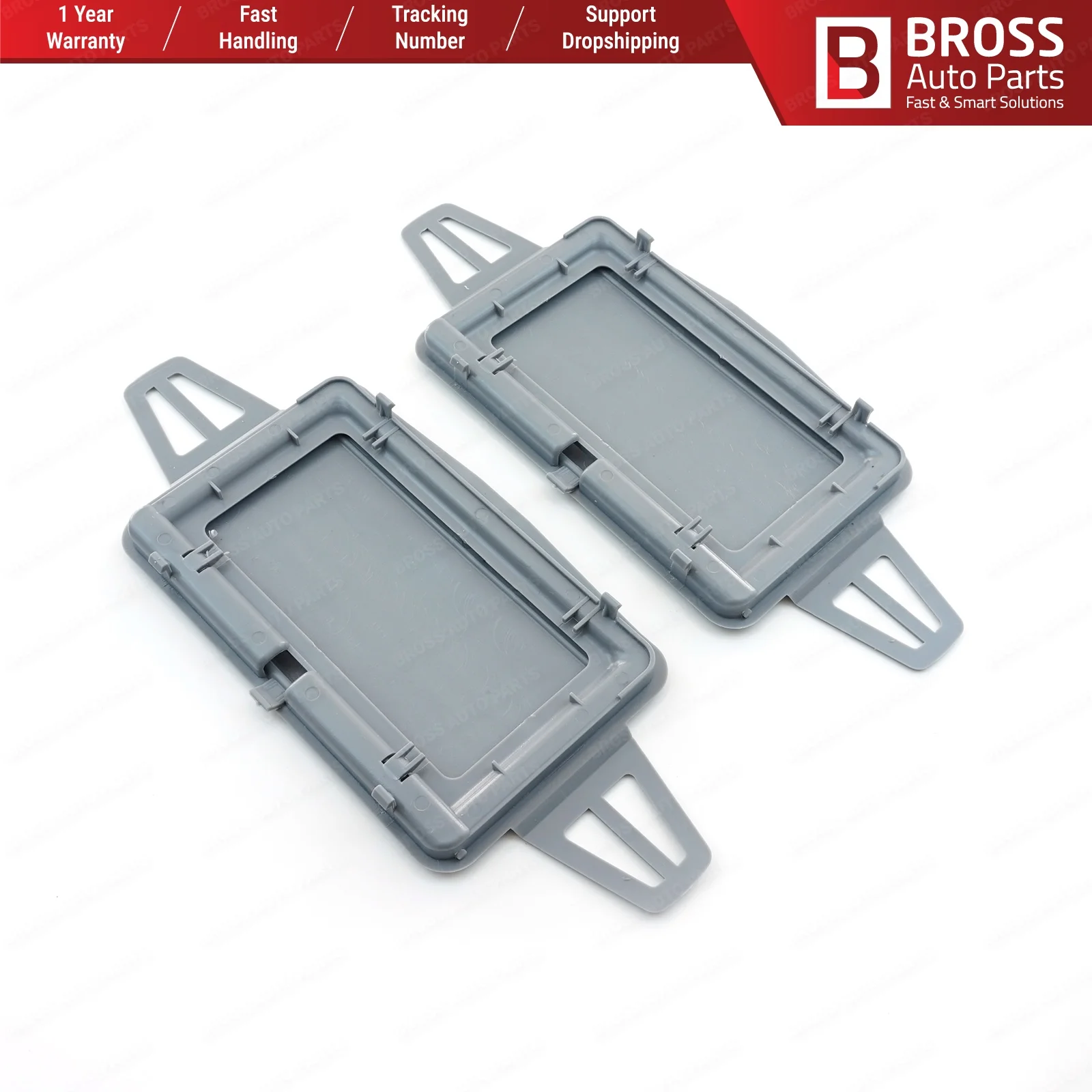 Bross BDP182 2 шт. солнцезащитный козырек Макияж косметическое зеркало Покрытие серый