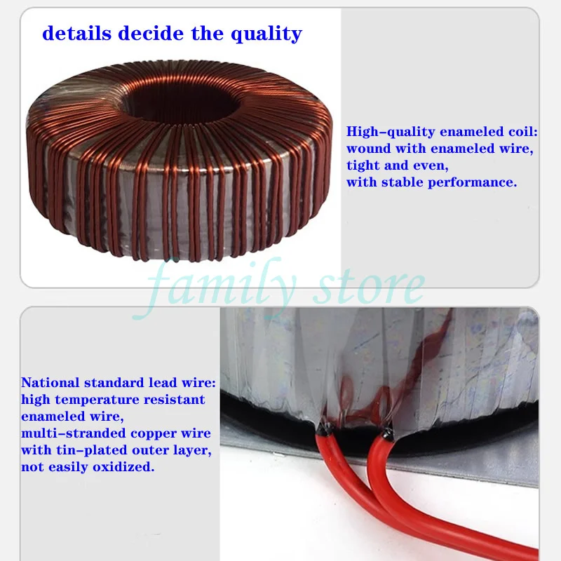 Тороидальный силовой трансформатор для усилителя мощности 300 Вт выход dual 12 В 15 18 в