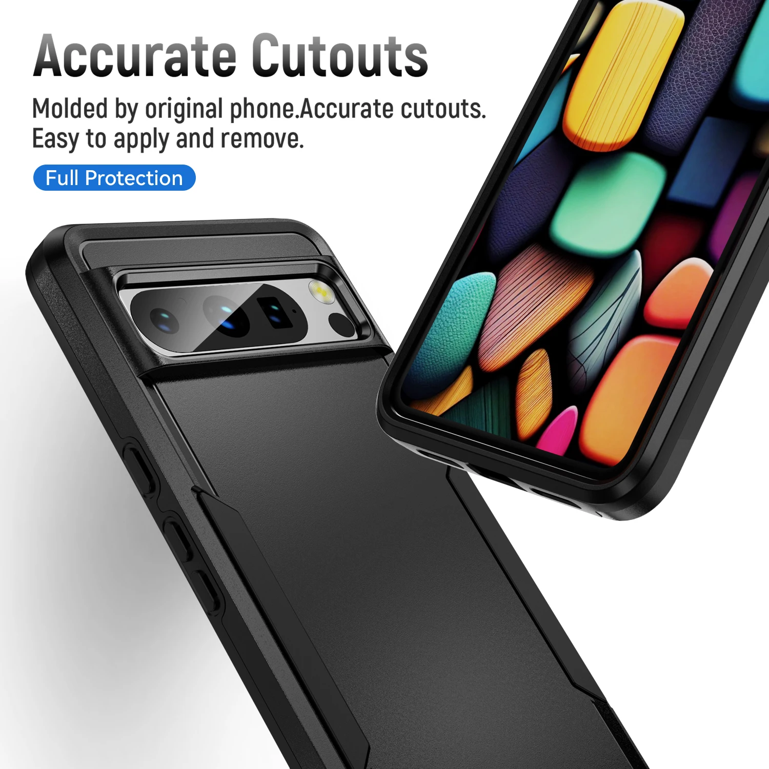 Двухслойный гибридный защитный чехол для Google pixel 9 pro XL Pixel9 Pixel8A Pixel8