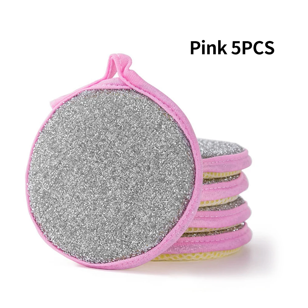 

5/40Pcs Double Side Dishwashing Sponge Pan Pot Dish Wash Sponges Household Cleaning Tools Kitchen Tableware Dish Washing Brush